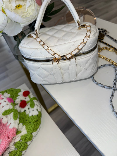 White CrossBody Purse