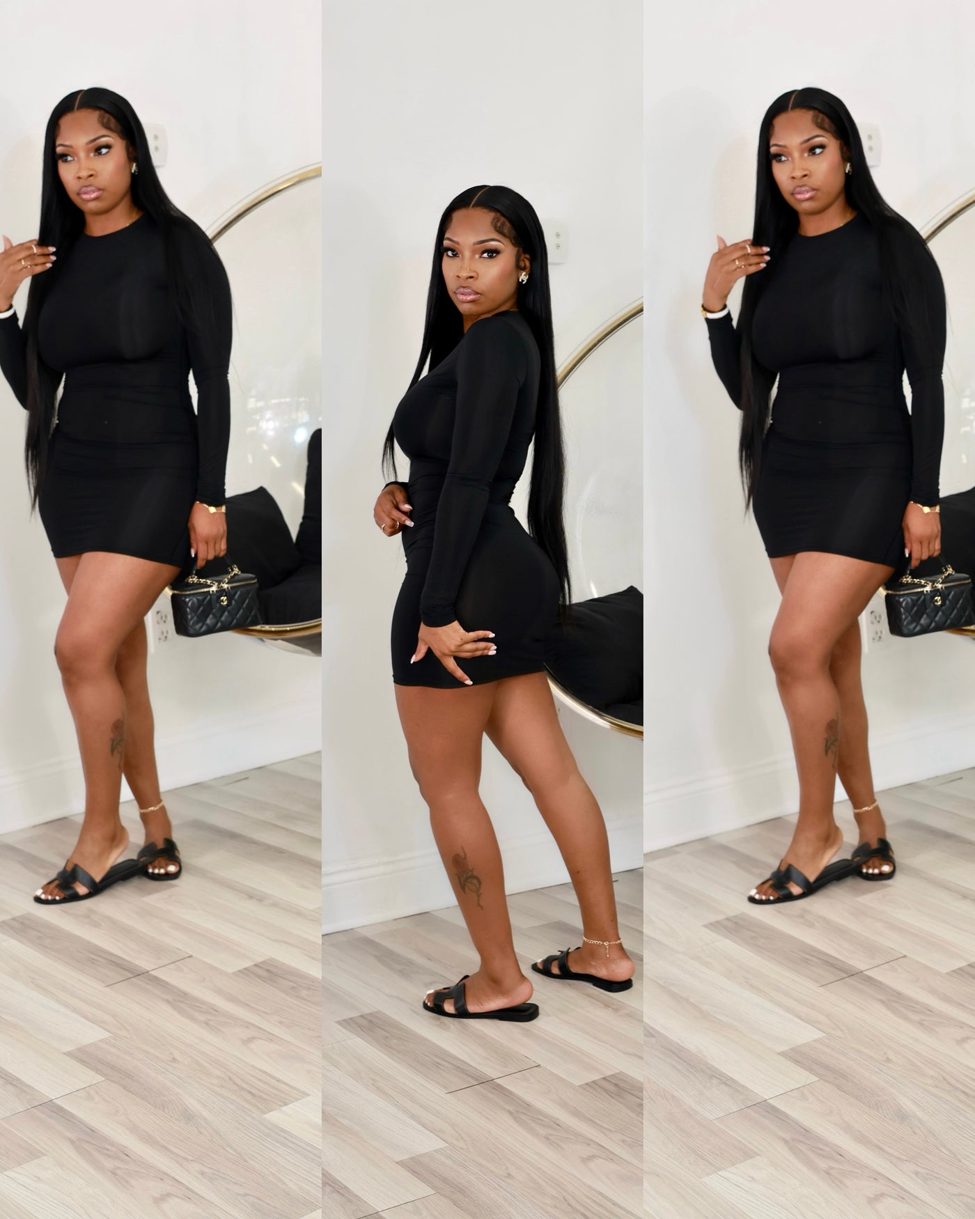 Jada Long-sleeve Dress