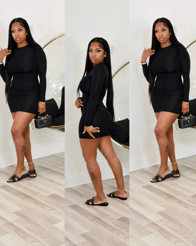 Jada Long-sleeve Dress